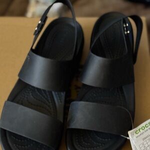 CROCS Black Women's Sandals